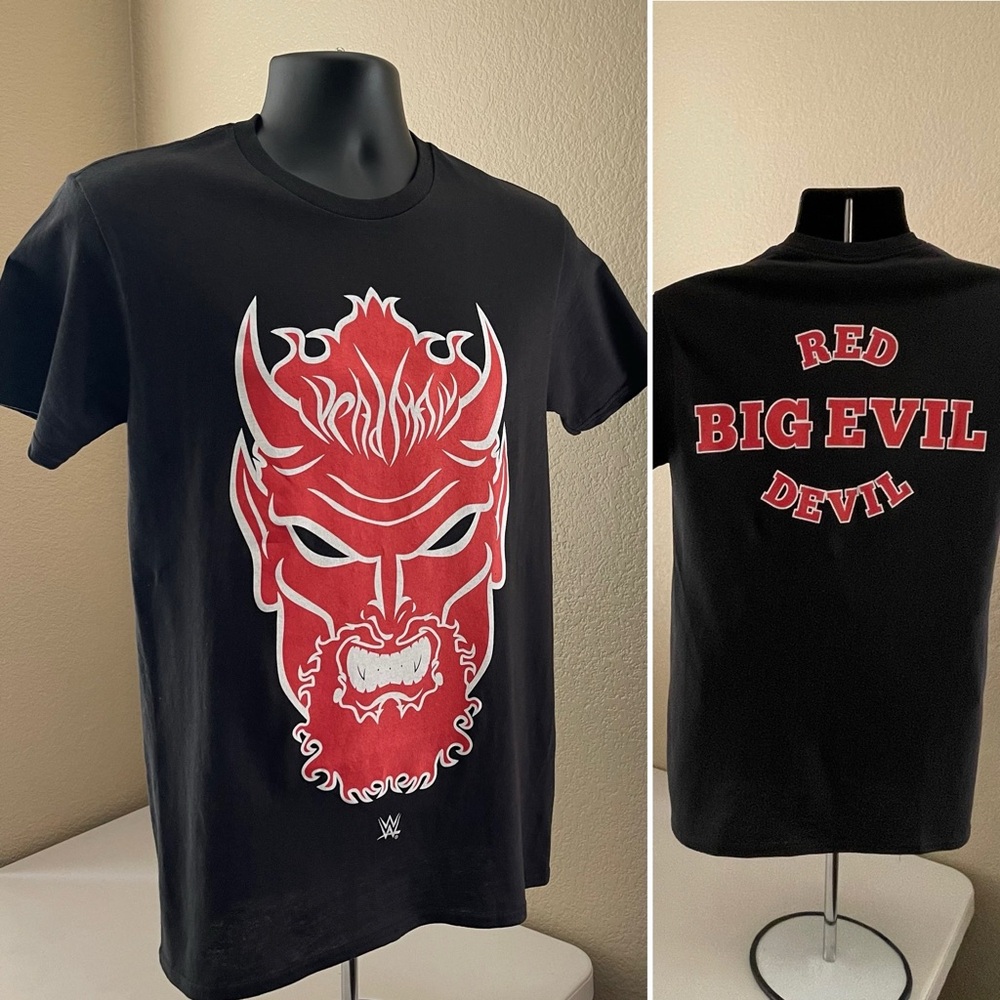 🆕💥2/$20💥 WWE Undertaker Big Evil Red Devil T-Shirt Men’s S Black Red NWT